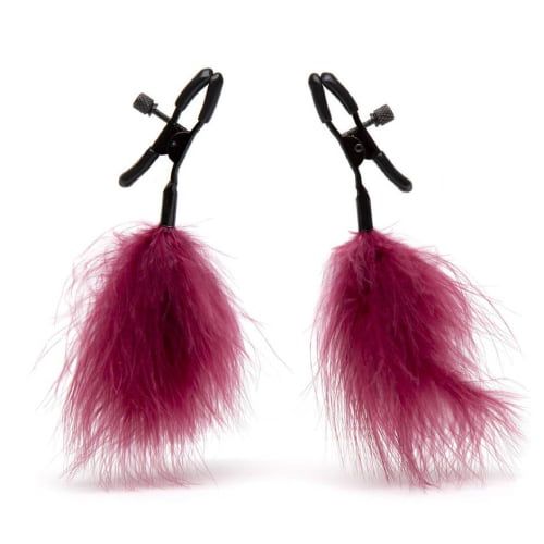 Sex & Mischief Feather Nipple Clamps