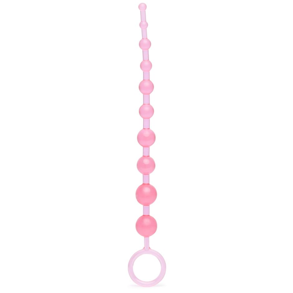 basics 10 inch anal beads