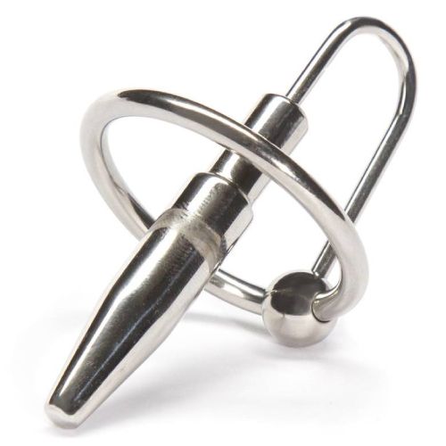 DOMINIX Deluxe Penis Plug With Glans Ring